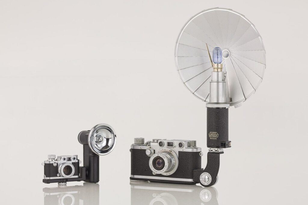 Leica IIIf chromé des années 1950, télémètre de l’époque d’Henri Cartier-Bresson