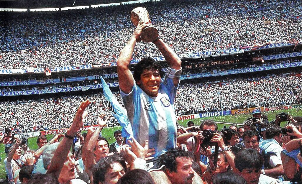 Maradona et la Coupe du monde 1986, match couvert par David Yarrow